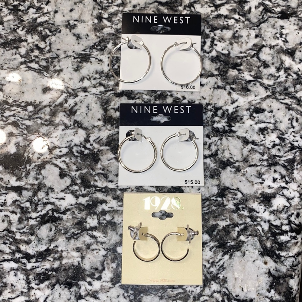 Silver earring bundle